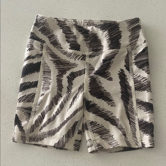 DSG Kids Zebra Print Shorts - Black and Cream - Picture 1 of 3